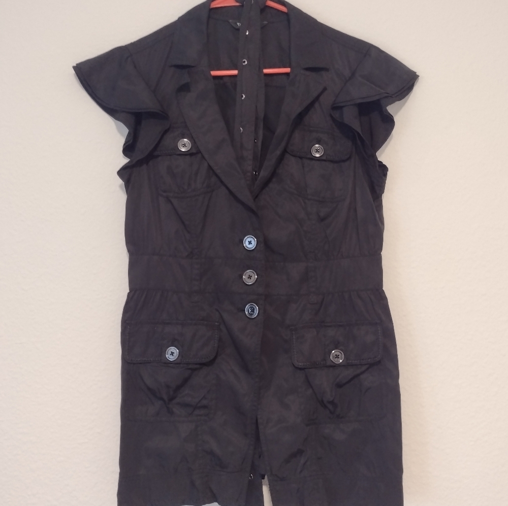 WH|BM Utility Tunic Blouse